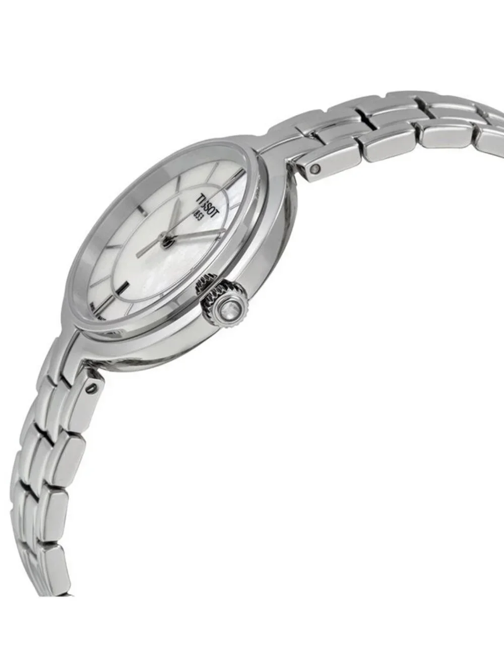 NWT Tissot Flamingo Mother of Pearl Dial Ladies Watch T0942101111100